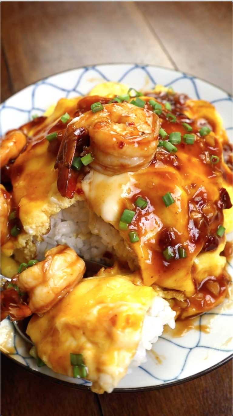 10-Min Sweet And Spicy Shrimp Over Rice - Another Food Lover