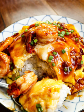 10-Min Sweet And Spicy Shrimp Over Rice - Another Food Lover